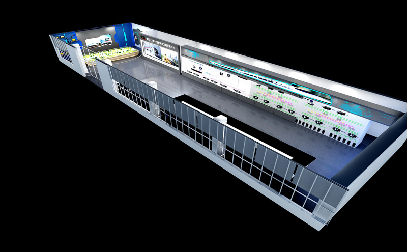 优尼智能科技公司1200平商业展厅装修
